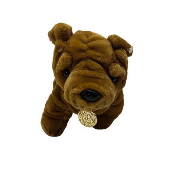 Dan Dee Collector's Choice Bulldog Plush 10” Stuffed Animal Brown Dog - Picture 1 of 11